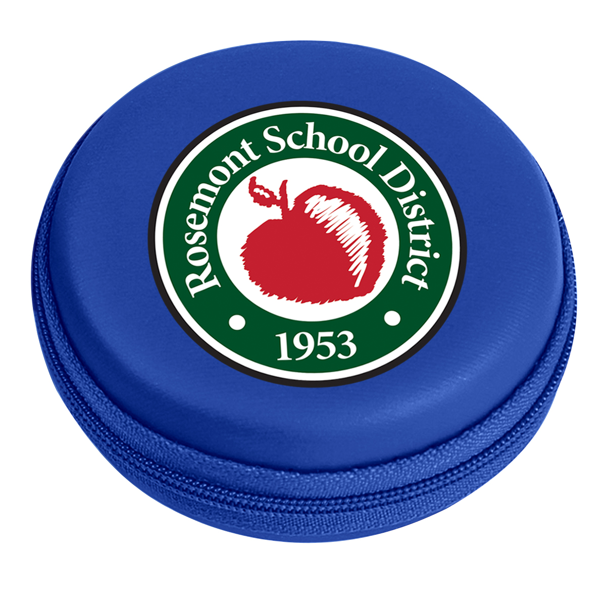 Picture of Round Zippered Electronics Travel Case