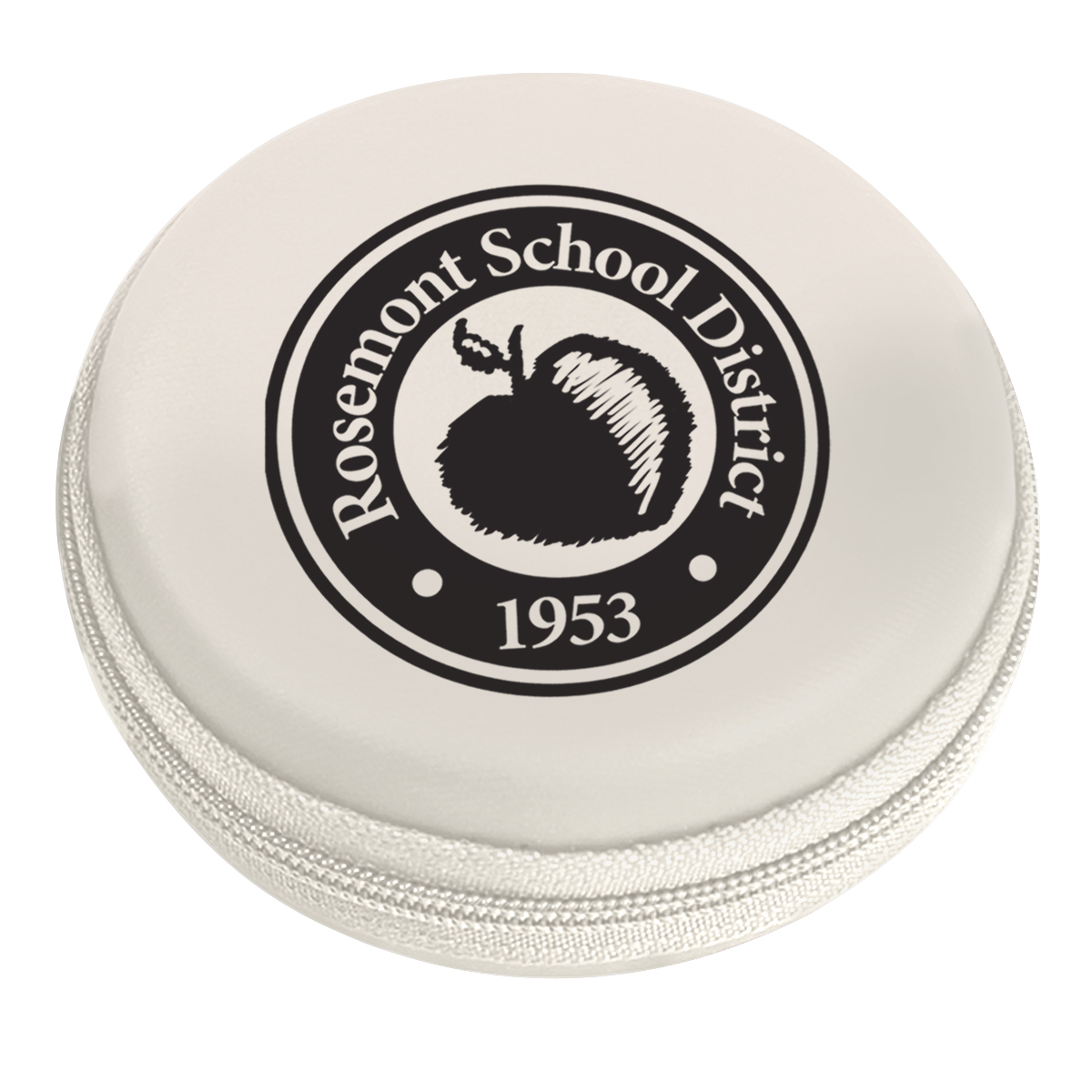 Picture of Round Zippered Electronics Travel Case