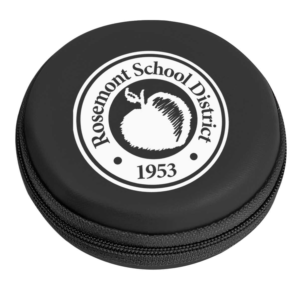 Picture of Round Zippered Electronics Travel Case