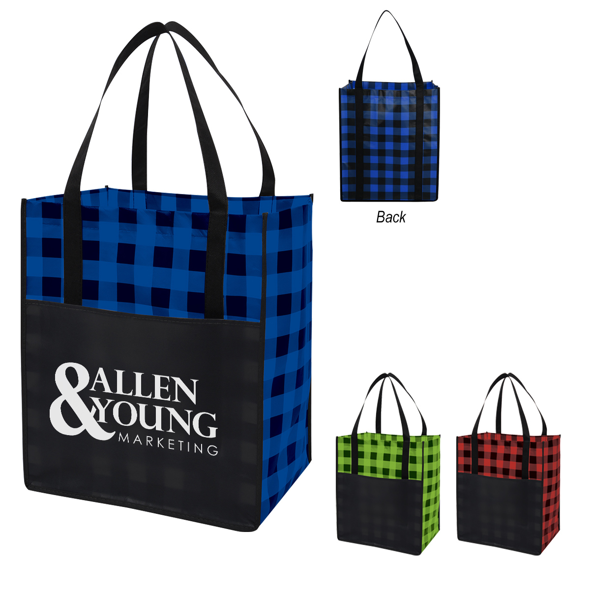 Picture of Northwoods Laminated Non-woven Recycled Tote Bag