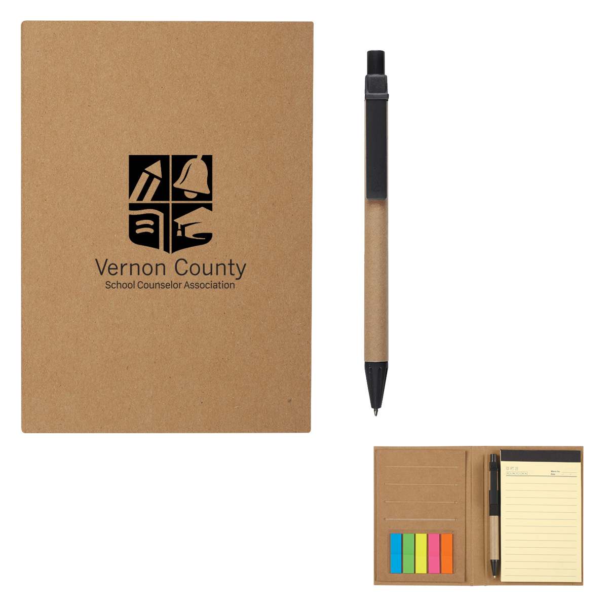 Picture of Meeting Mate Notebook With Pen And Sticky Flags