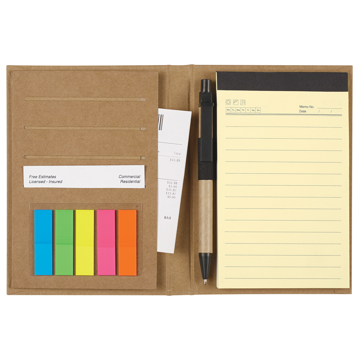 Picture of Meeting Mate Notebook With Pen And Sticky Flags