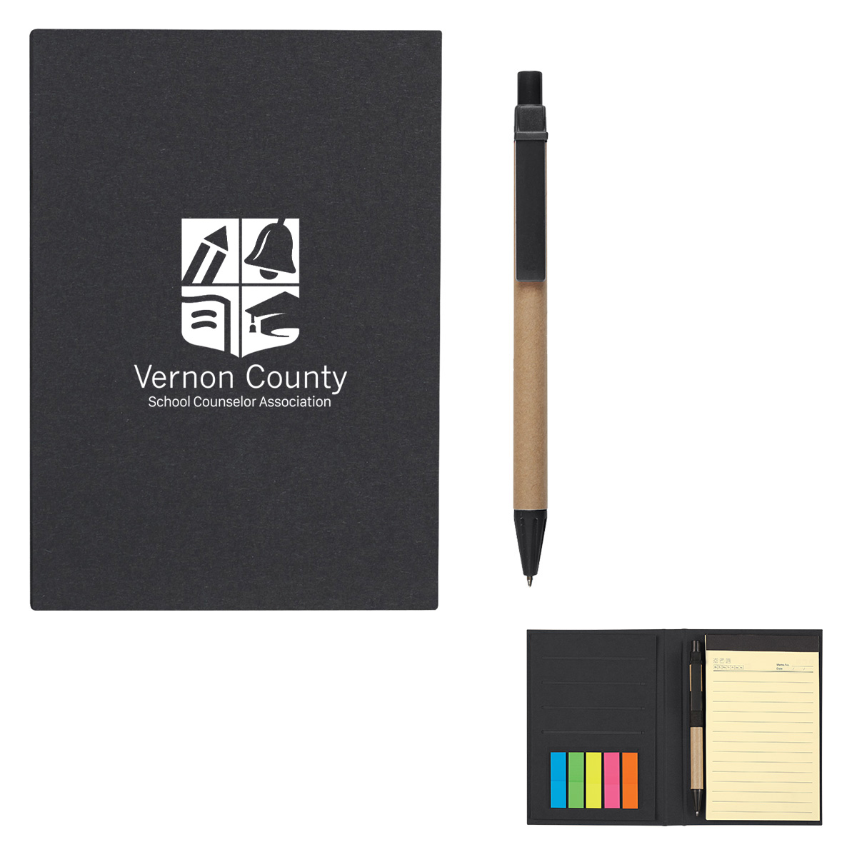 Picture of Meeting Mate Notebook With Pen And Sticky Flags
