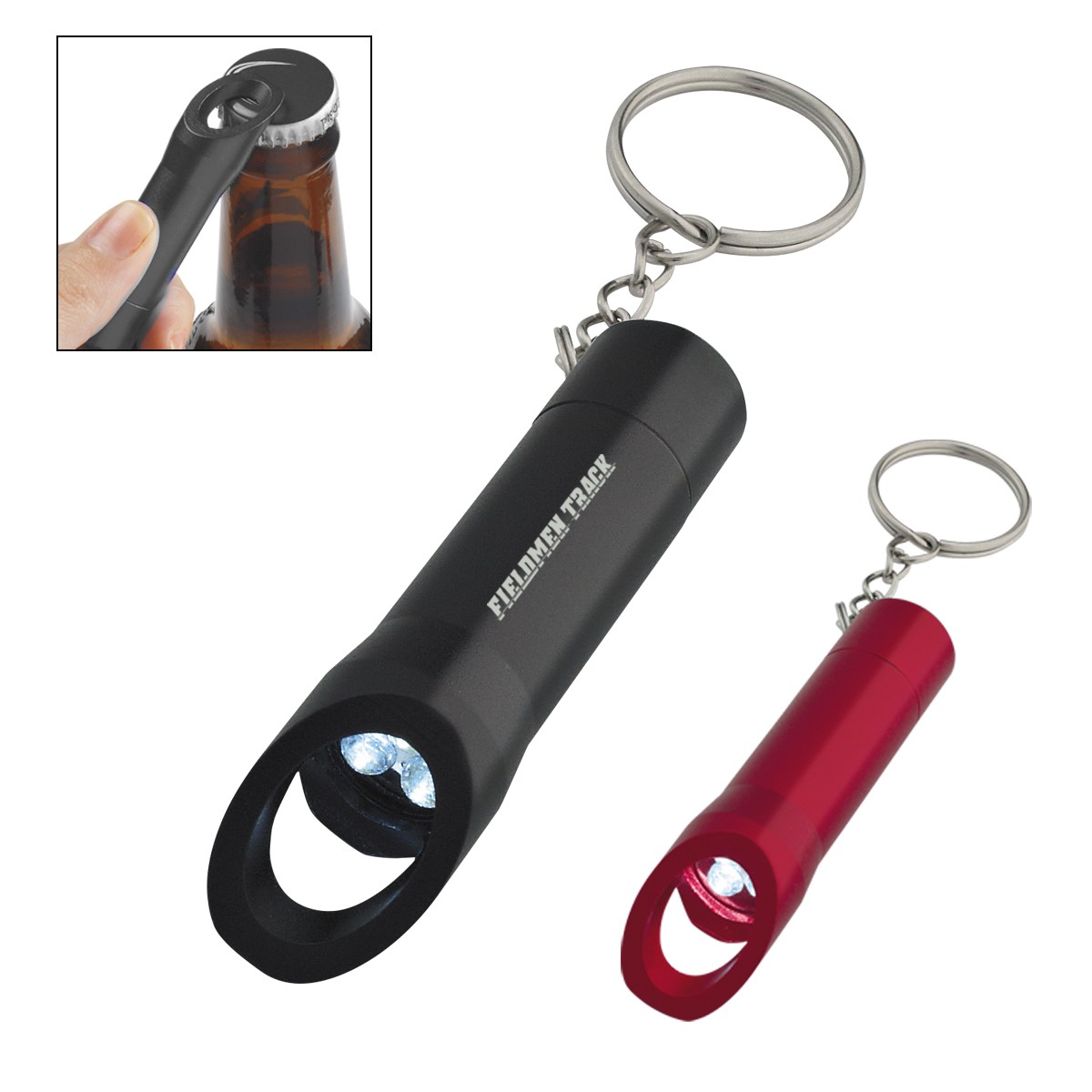 Picture of Aluminum Led Flashlight With Bottle Opener