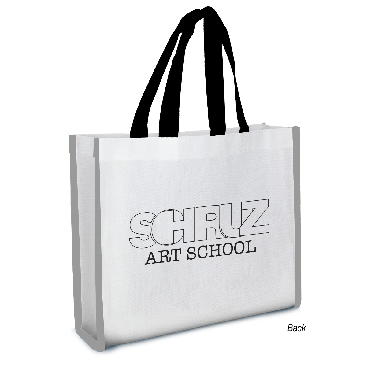 Picture of Reflective Non-woven Coloring Tote Bag With Crayons
