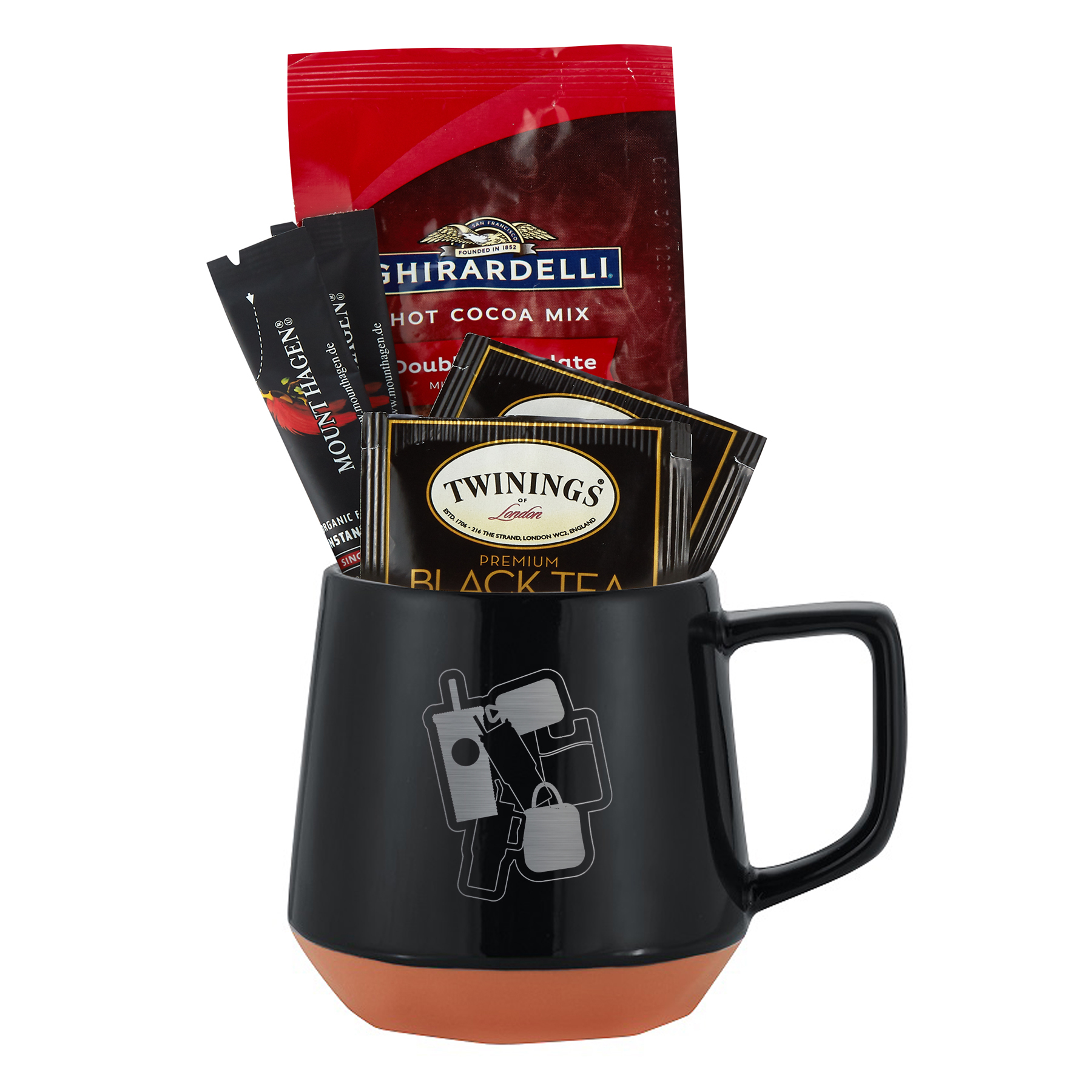 Picture of 12 Oz. Terra Cotta Ceramic Mug Gift Set F