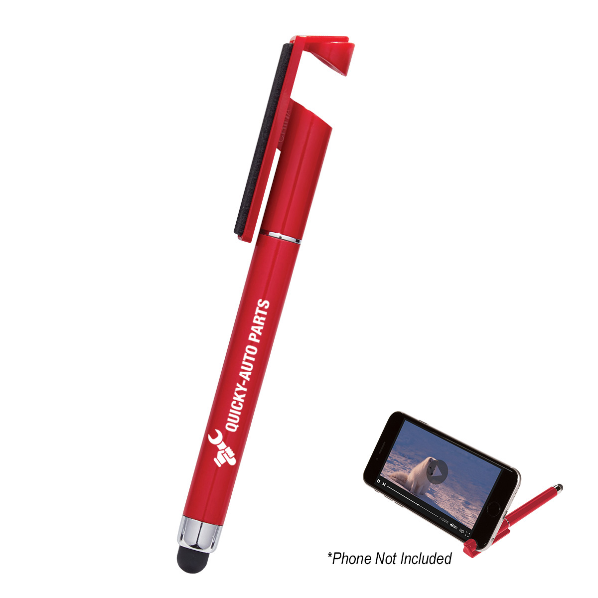 Picture of Stylus Pen With Phone Stand And Screen Cleaner