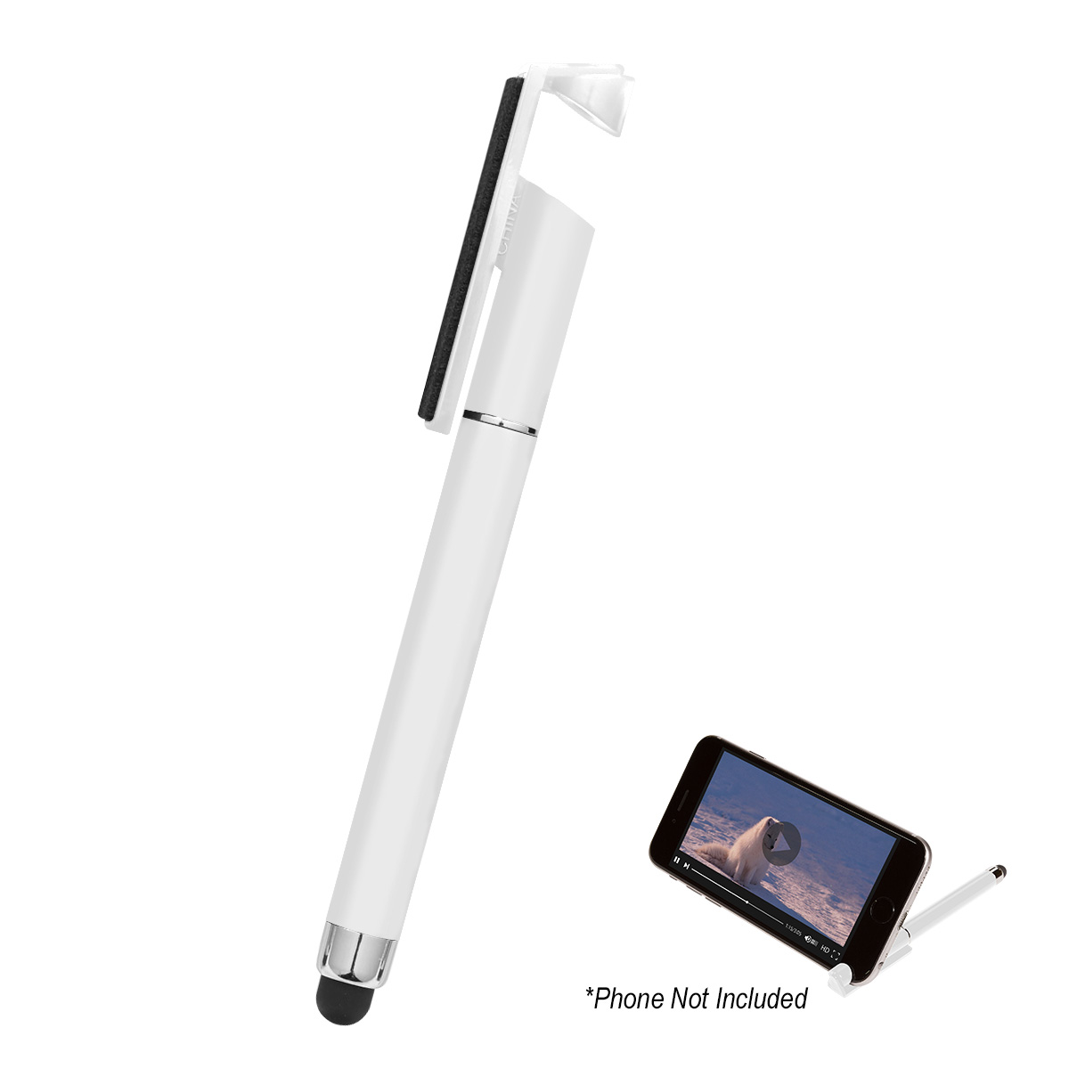 Picture of Stylus Pen With Phone Stand And Screen Cleaner
