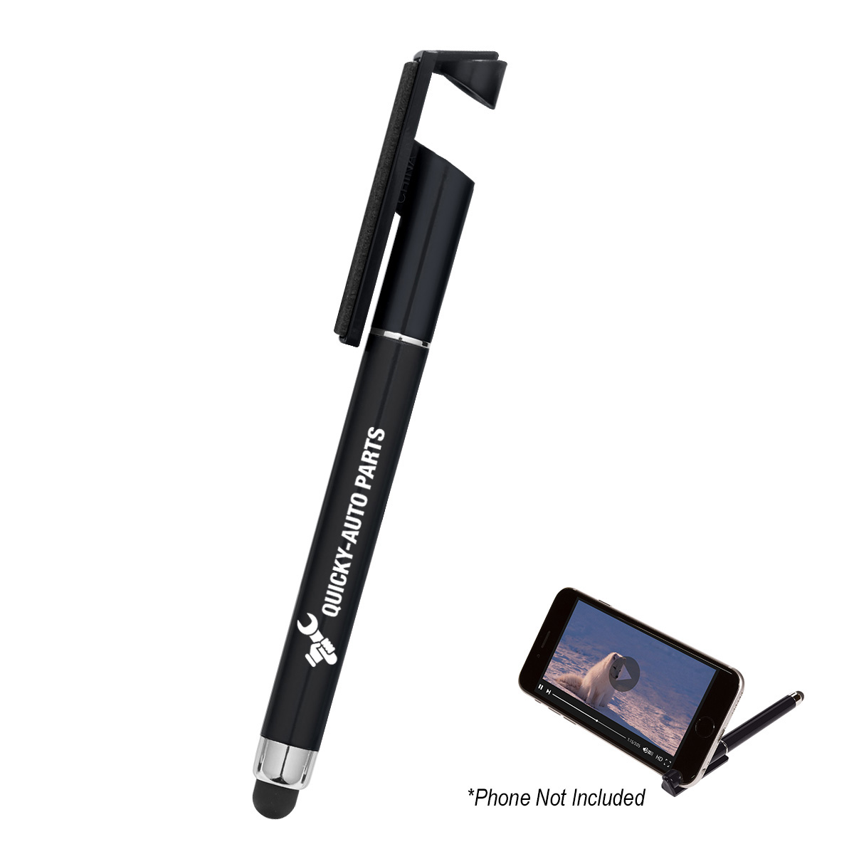 Picture of Stylus Pen With Phone Stand And Screen Cleaner