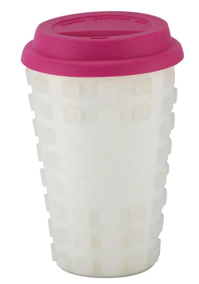 Picture of Sili Square 14 Oz. Ceramic Cup with Silicone Sleeve and Emotion Faces