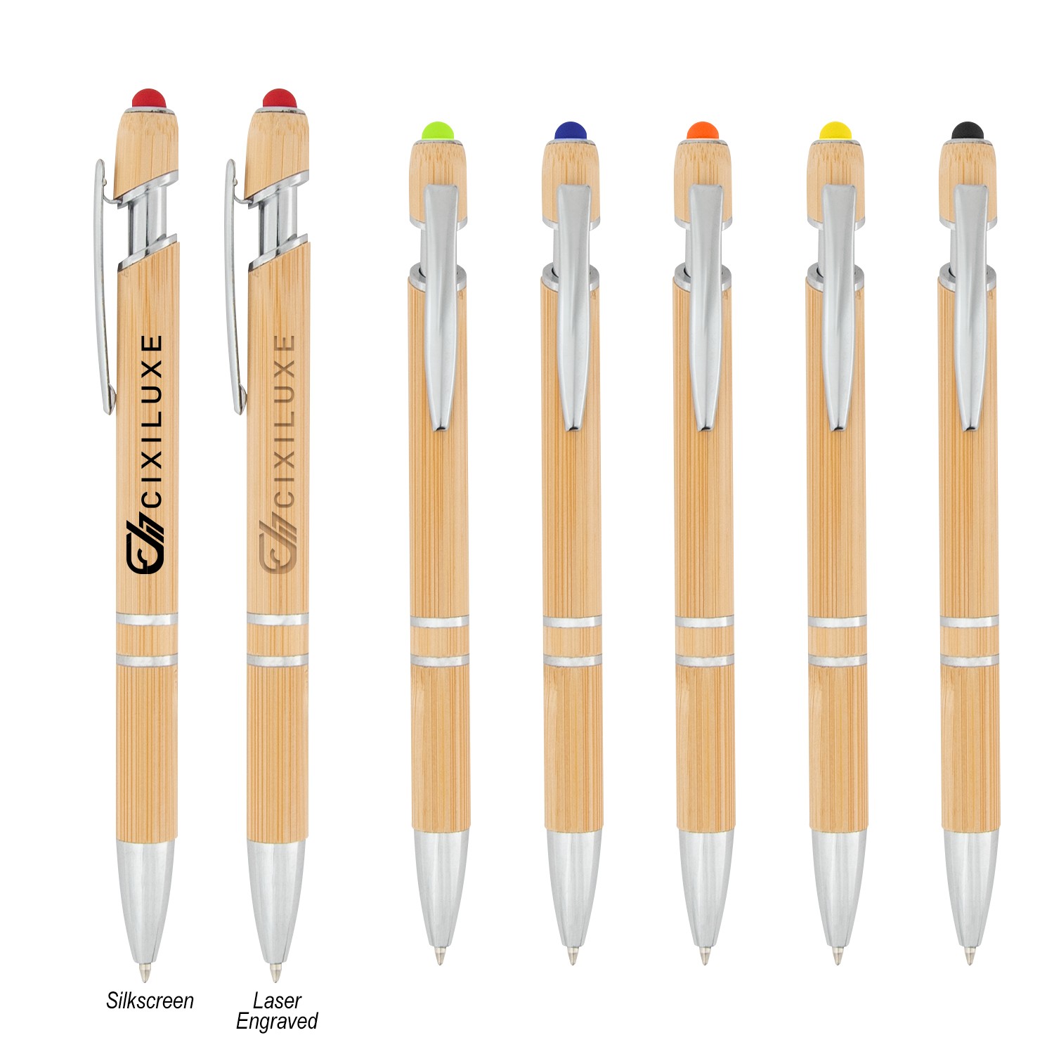 Picture of Tropical Bamboo Incline Pen With Stylus