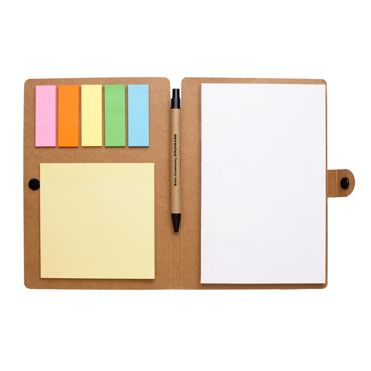 Picture of Large Snap Notebook With Desk Essentials