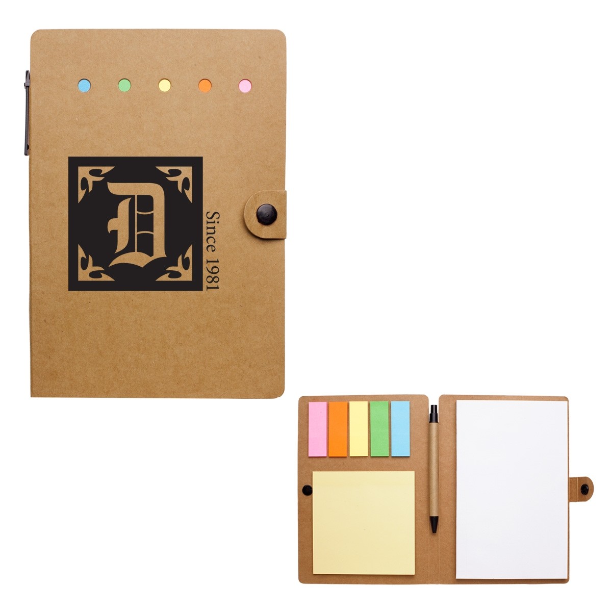 Picture of Large Snap Notebook With Desk Essentials