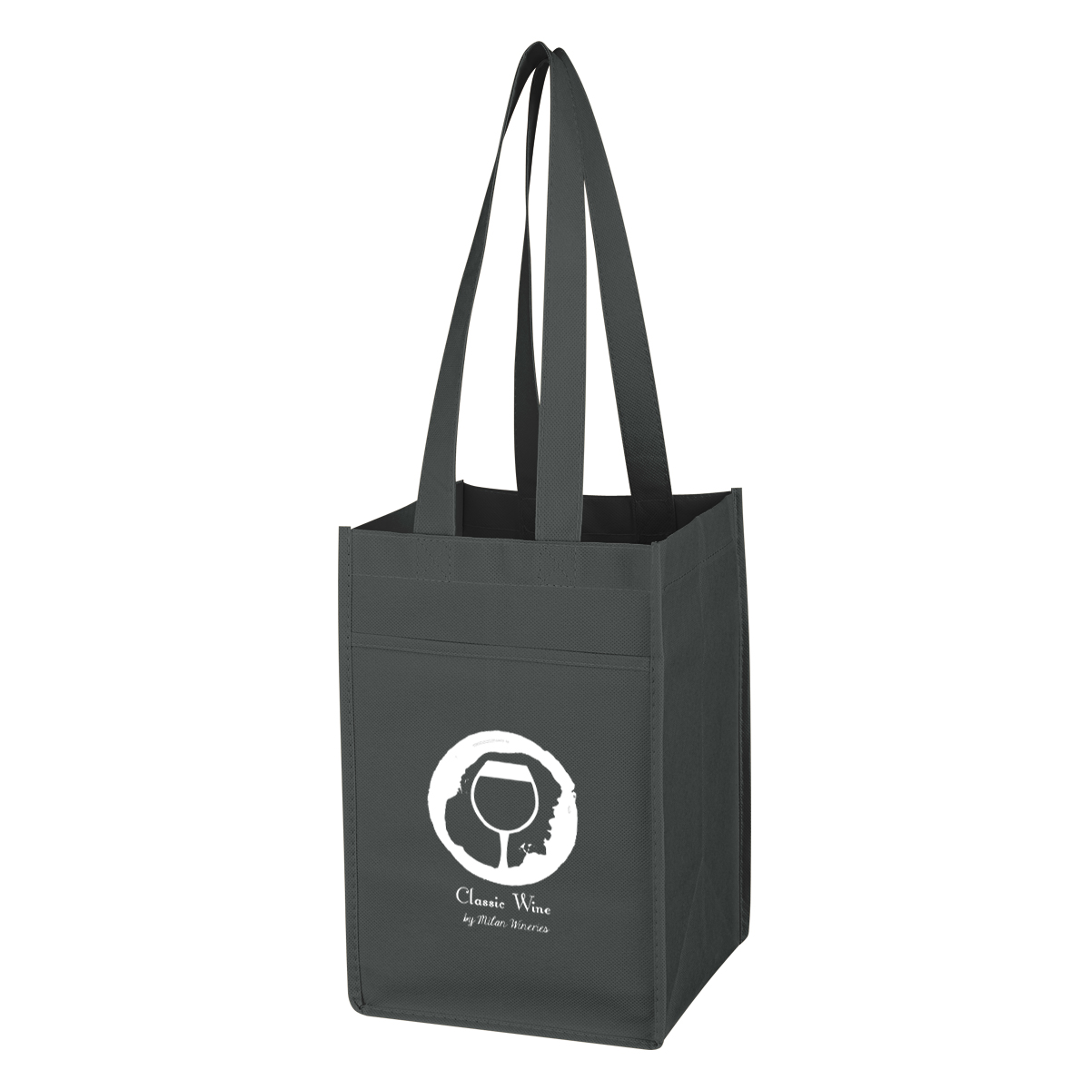 Picture of Non-woven 4 Bottle Wine Tote Bag