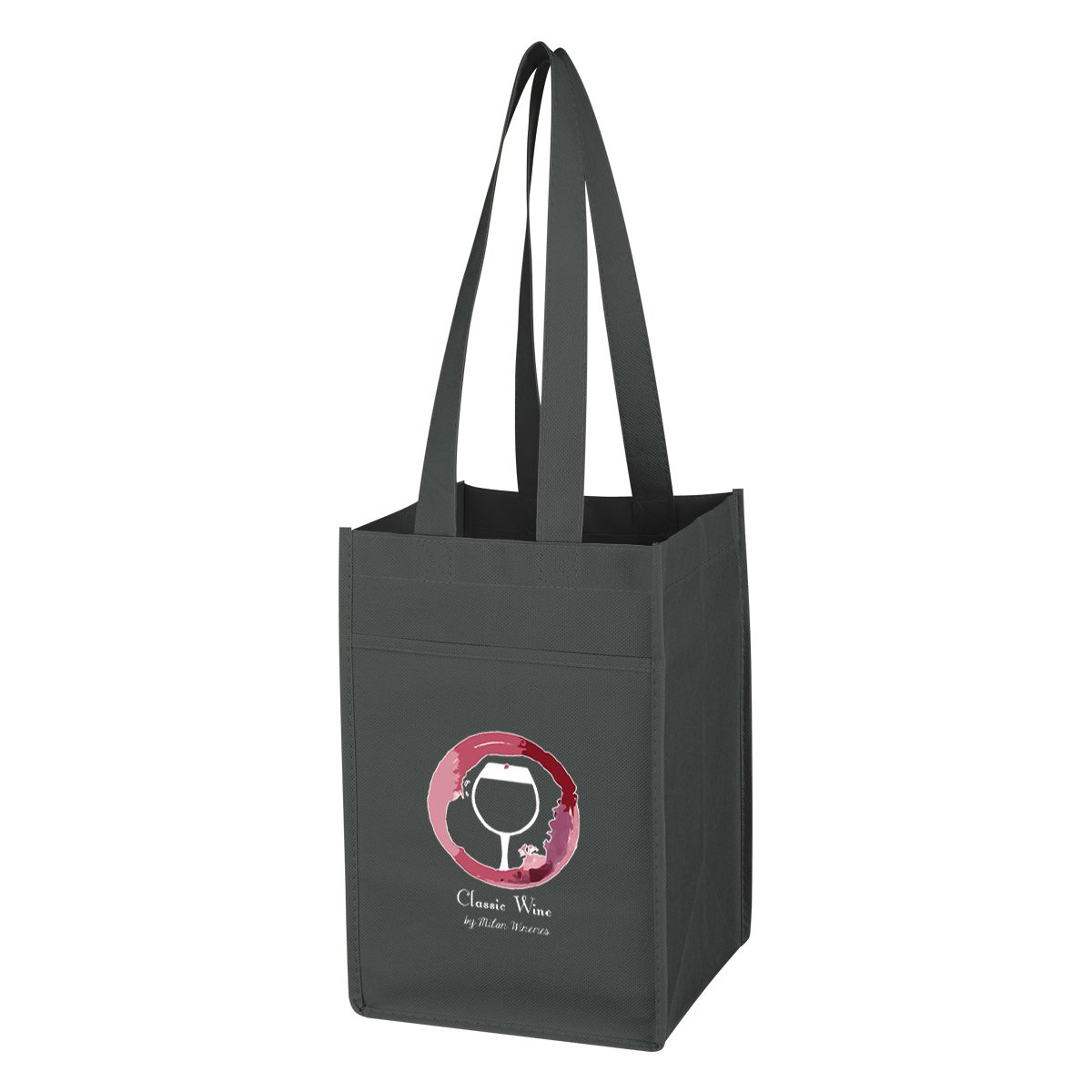 Picture of Non-woven 4 Bottle Wine Tote Bag