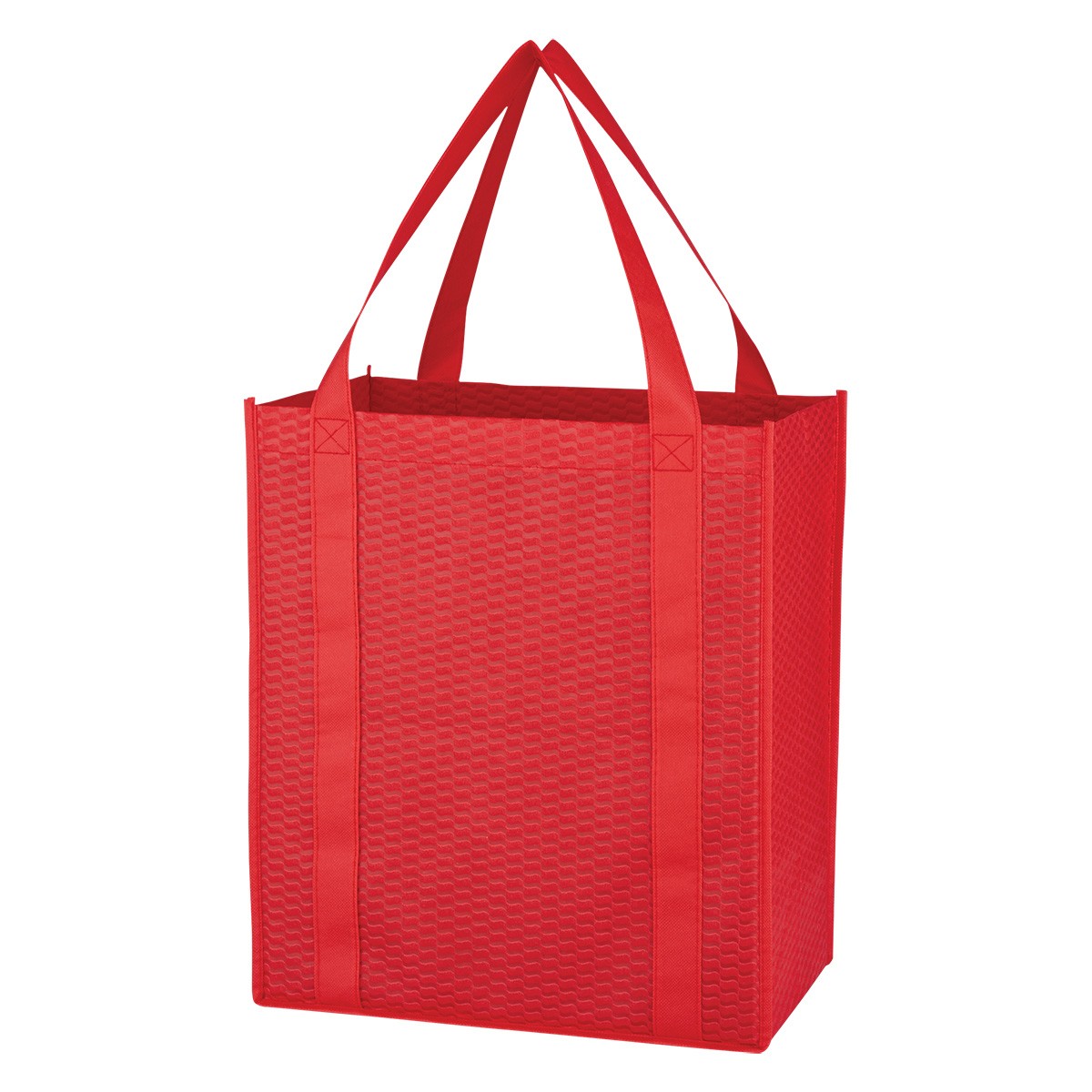 Picture of Non-woven Wave Shopper Tote Bag