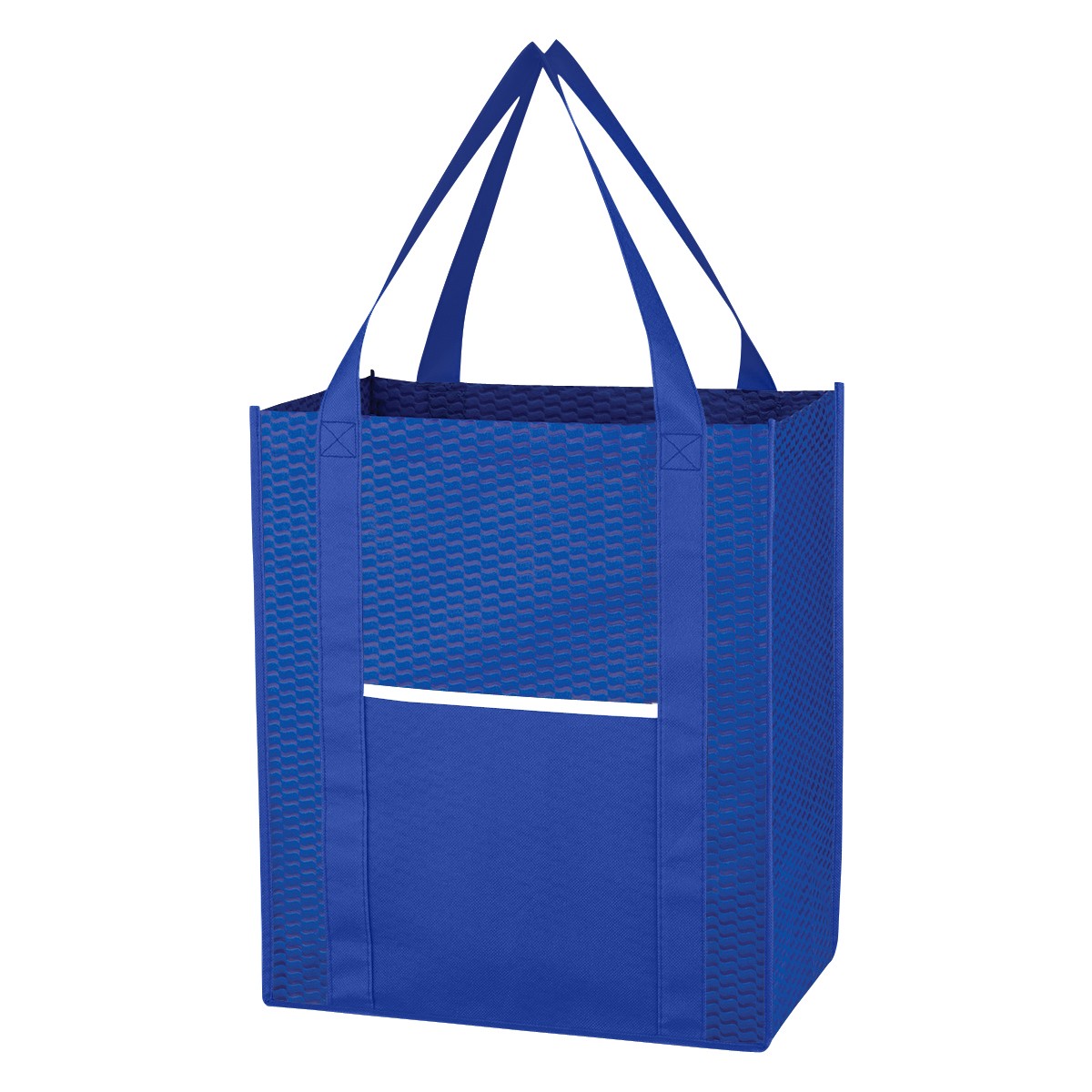 Picture of Non-woven Wave Shopper Tote Bag