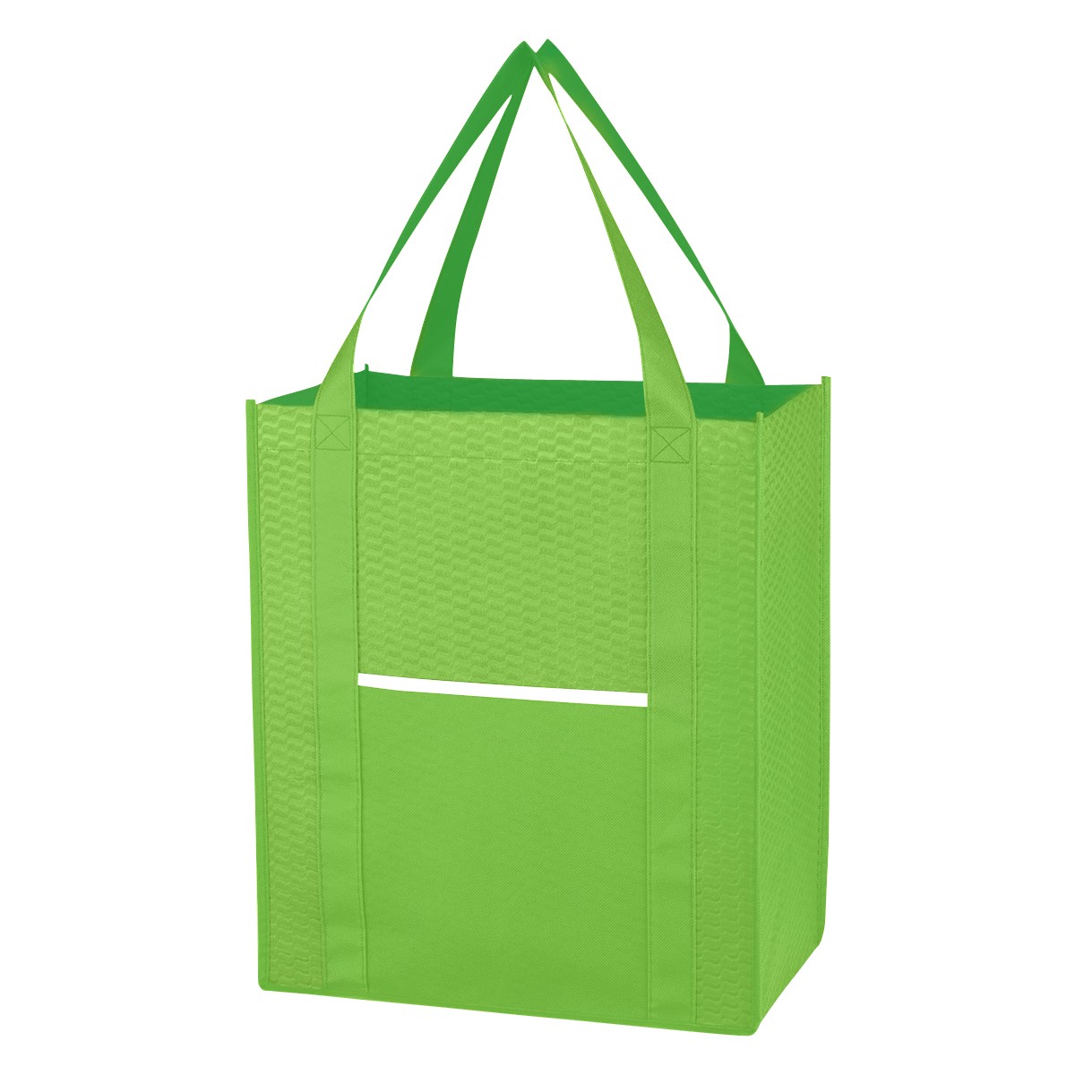 Picture of Non-woven Wave Shopper Tote Bag