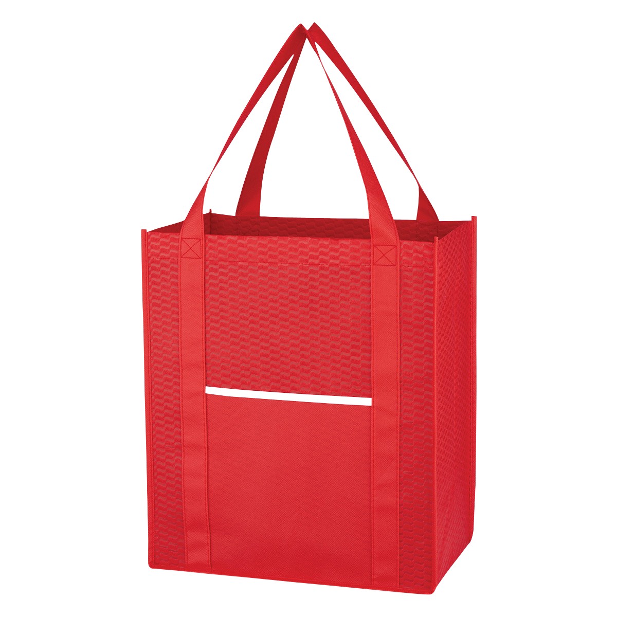 Picture of Non-woven Wave Shopper Tote Bag