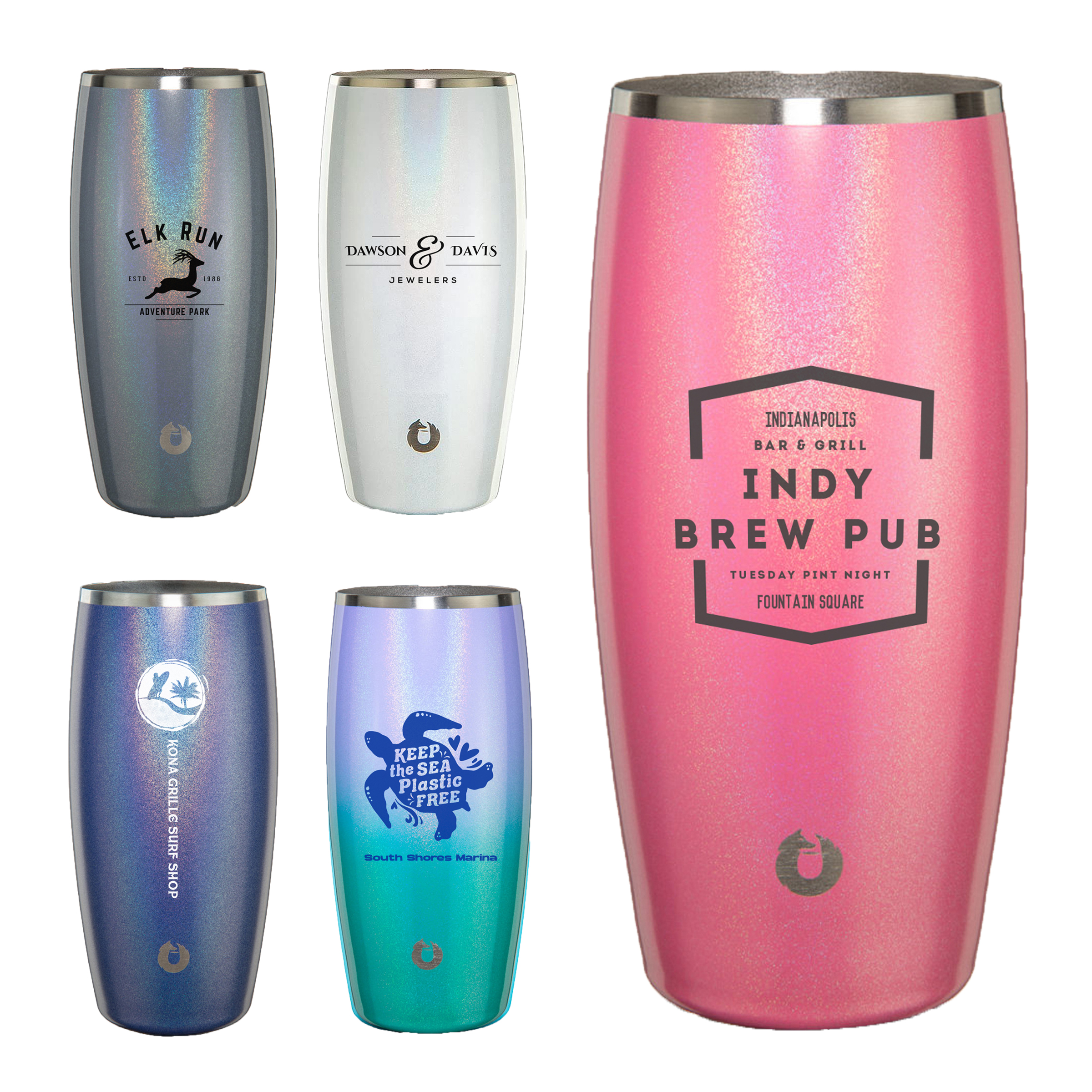 Picture of Snowfox® 18 oz. Shimmer Beer Glass