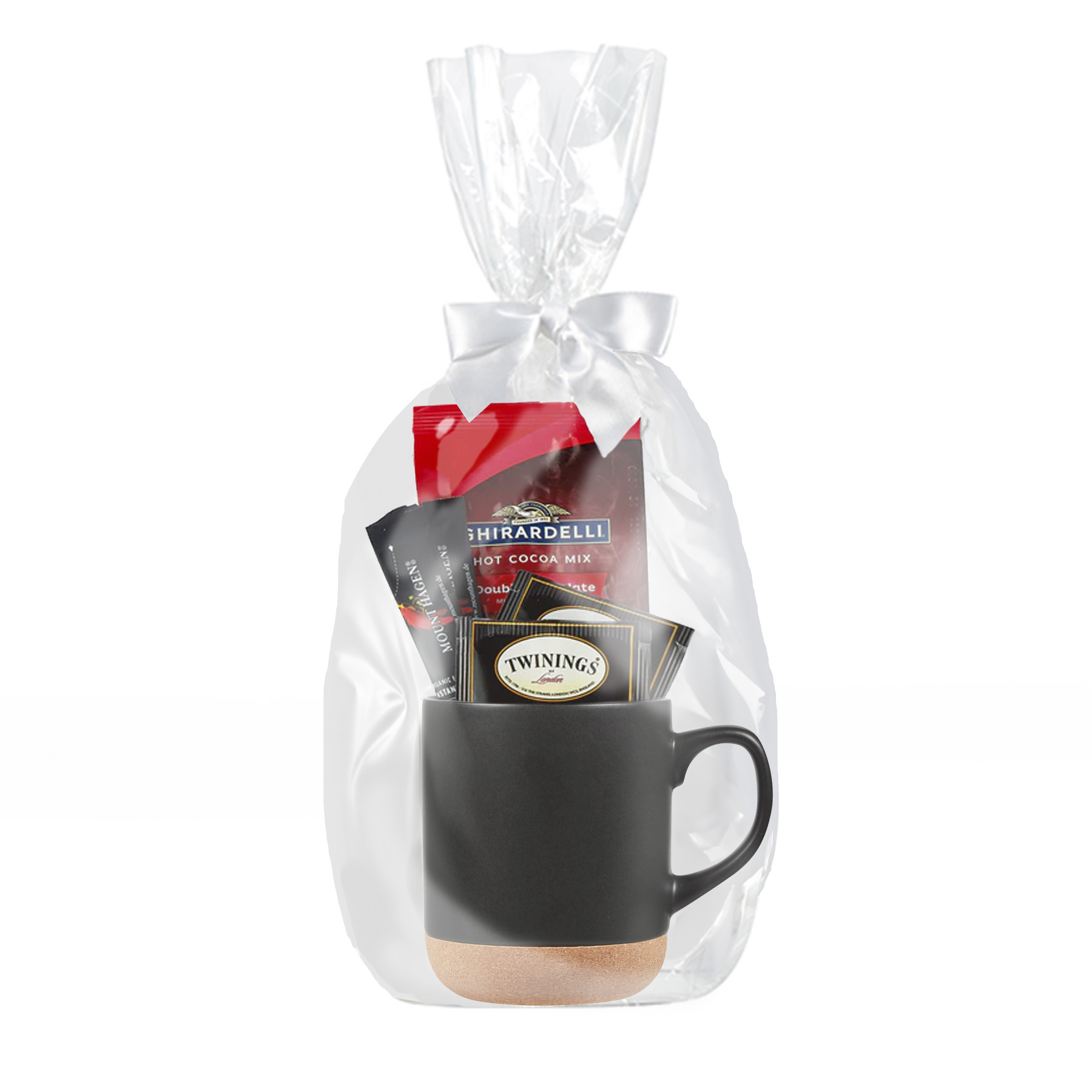 Picture of 14 Oz. Cork Bottom Ceramic Mug Gift Set F