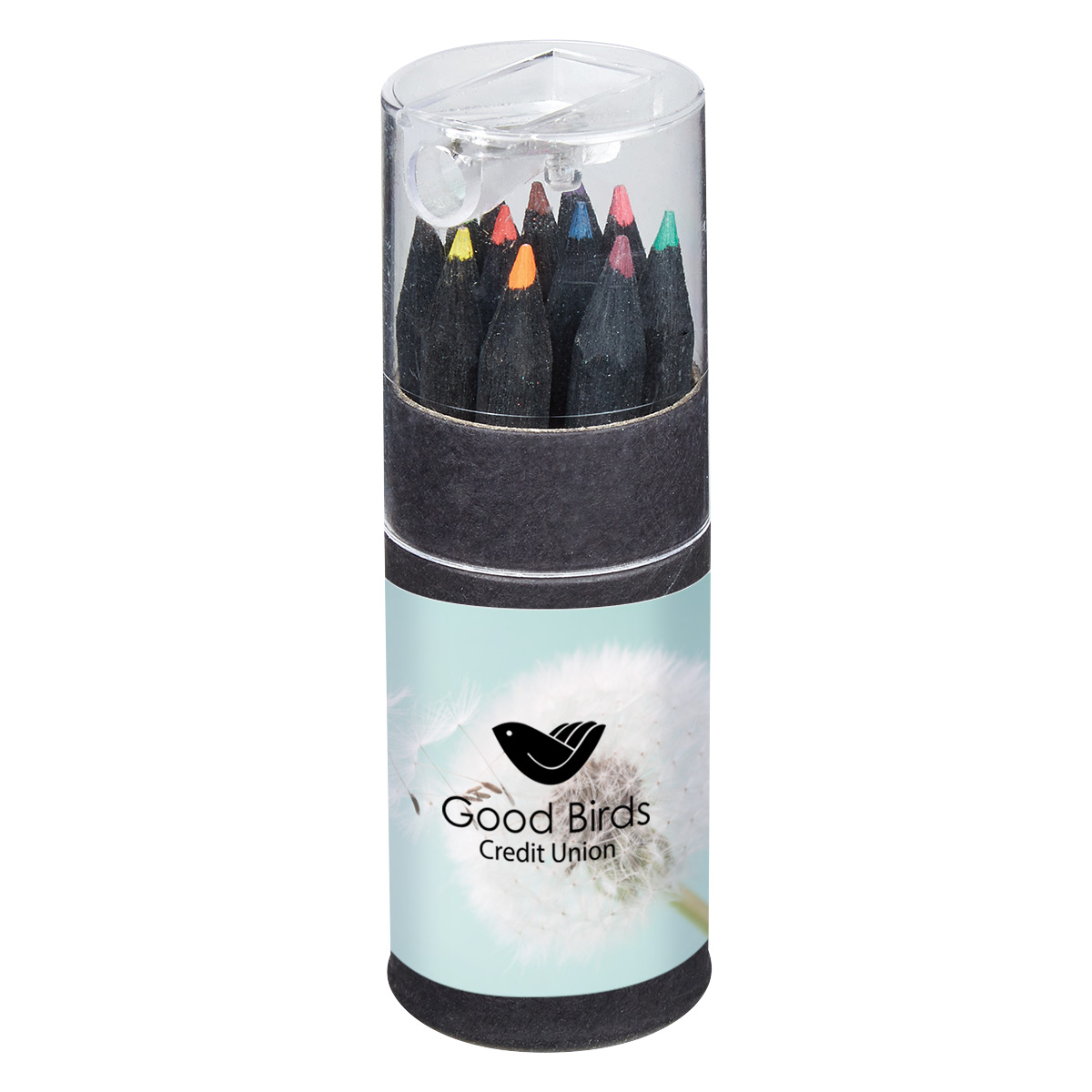 Picture of Blackwood 12-piece Colored Pencil Set In Tube With Sharpener