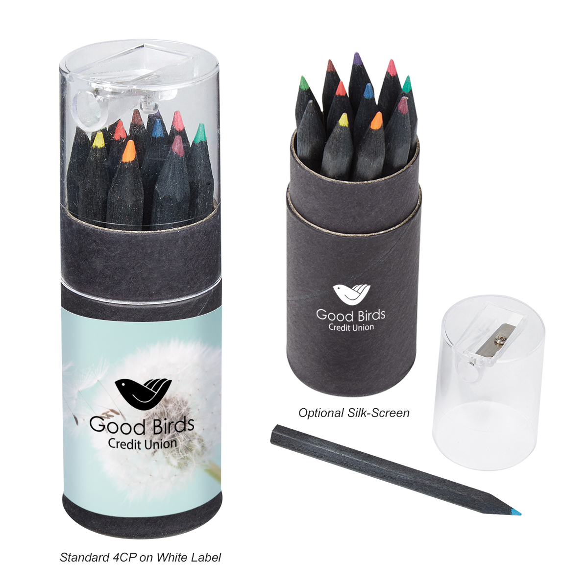 Picture of Blackwood 12-piece Colored Pencil Set In Tube With Sharpener