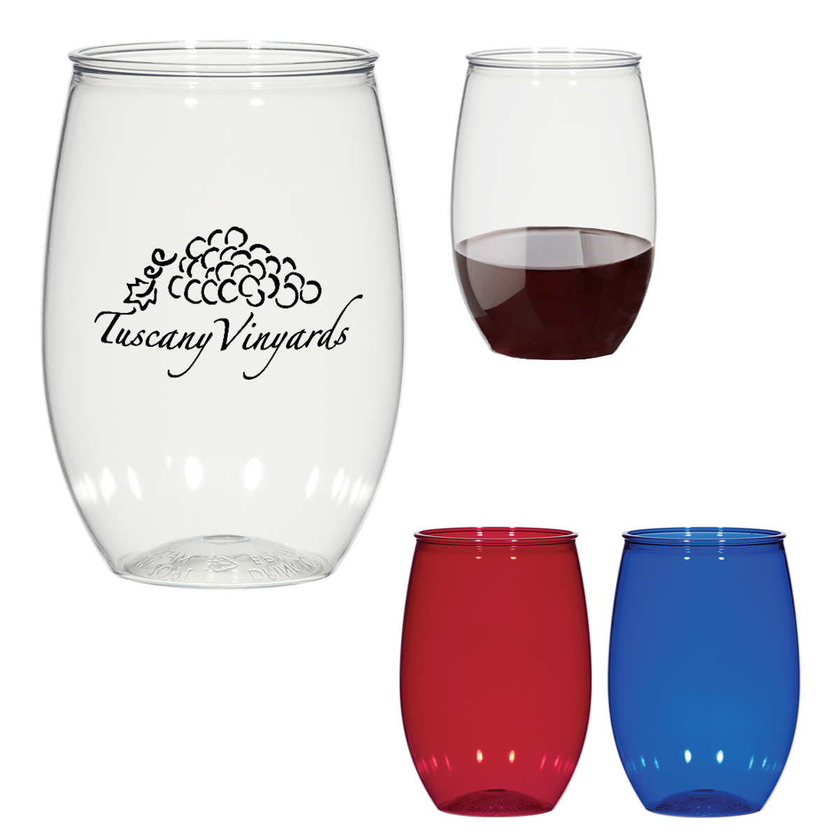 Picture of 16 Oz. Stemless Wine Glass