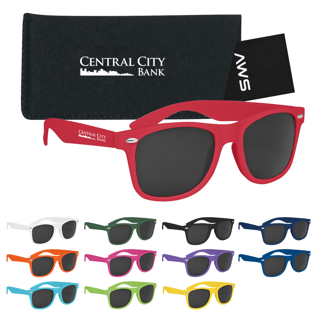 Picture of Aws Velvet Touch Malibu Sunglasses With Pouch & Hang Tag