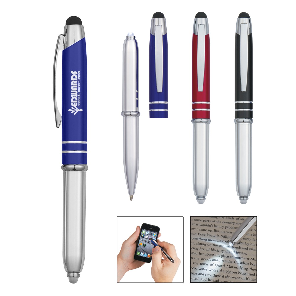 Picture of Ballpoint Stylus Pen With Light
