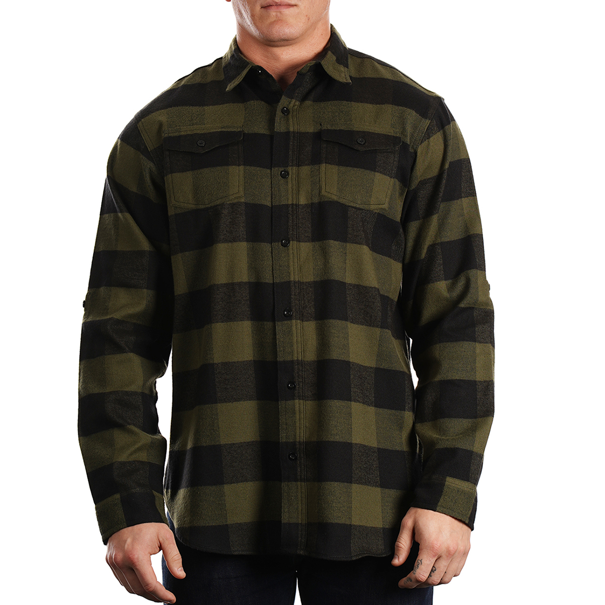 Picture of Burnside Men's Plaid Flannel Shirt