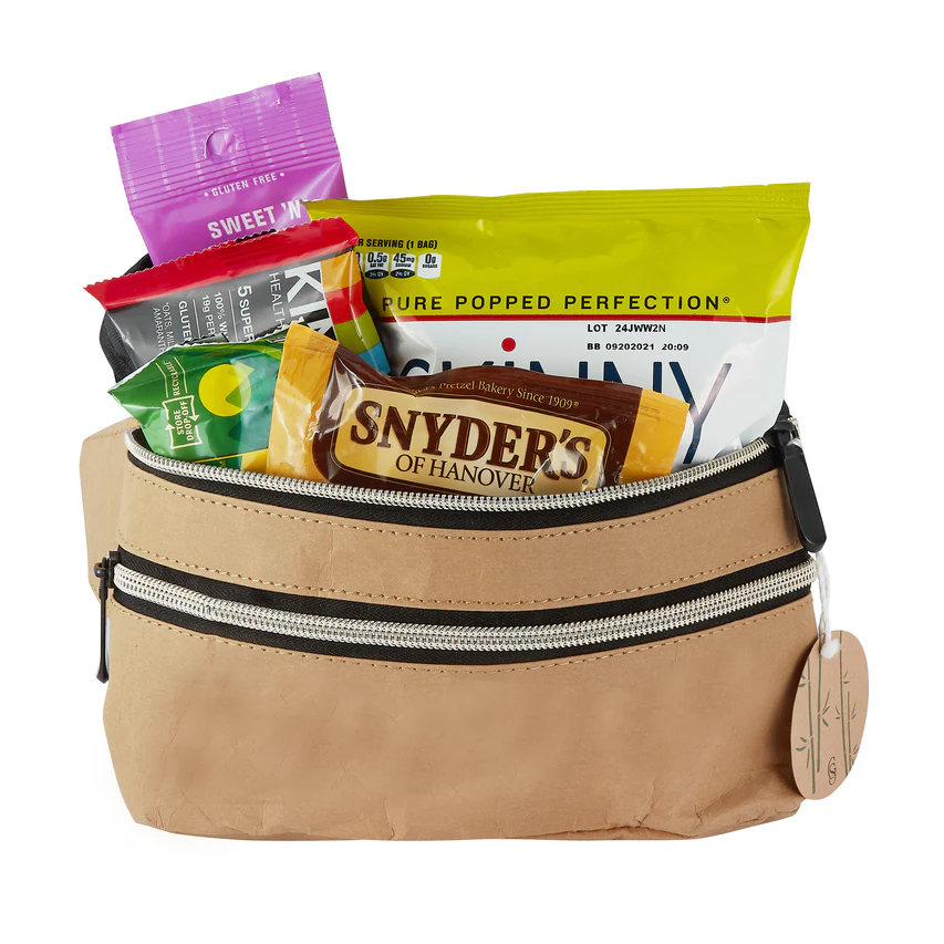 Picture of Taurus Eco Fanny Pack Gift Set w/Assorted Snack Food