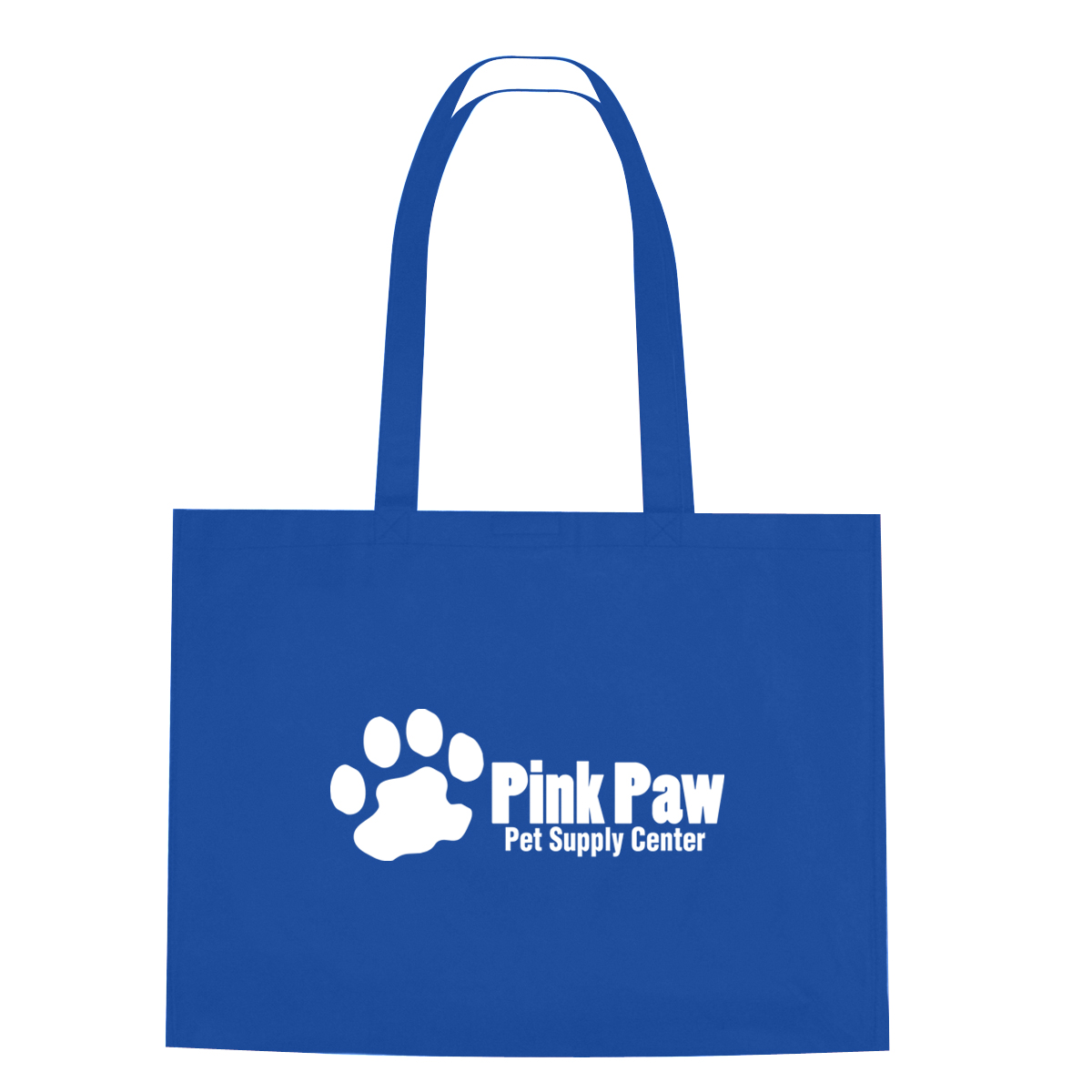 Picture of Non-woven Shopper Tote Bag With Hook And Loop Closure
