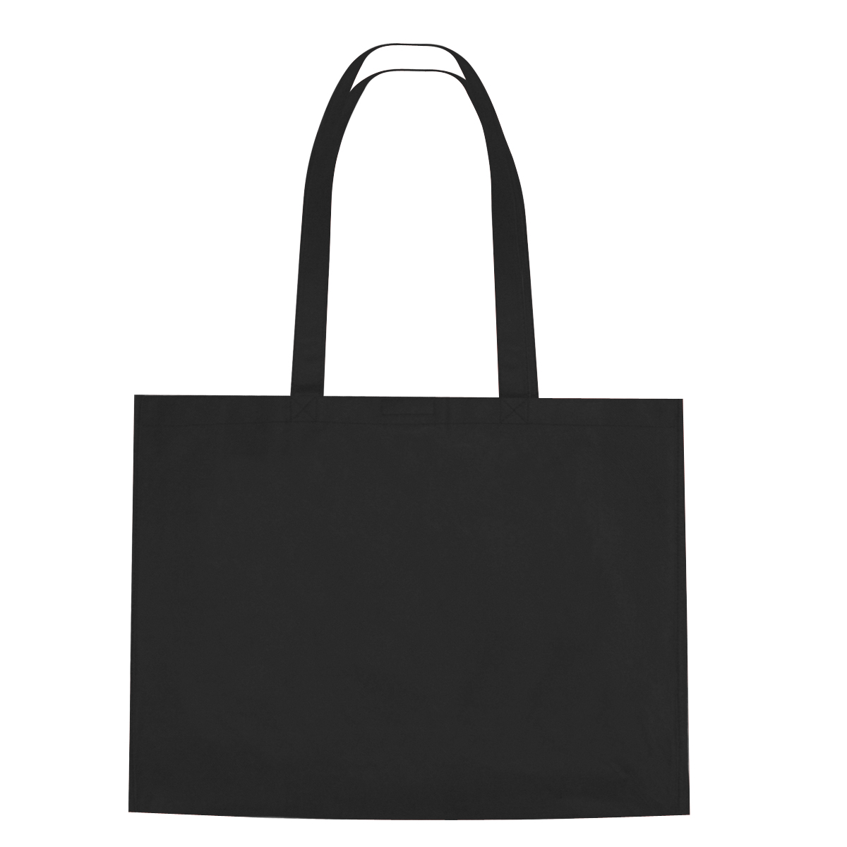 Picture of Non-woven Shopper Tote Bag With Hook And Loop Closure