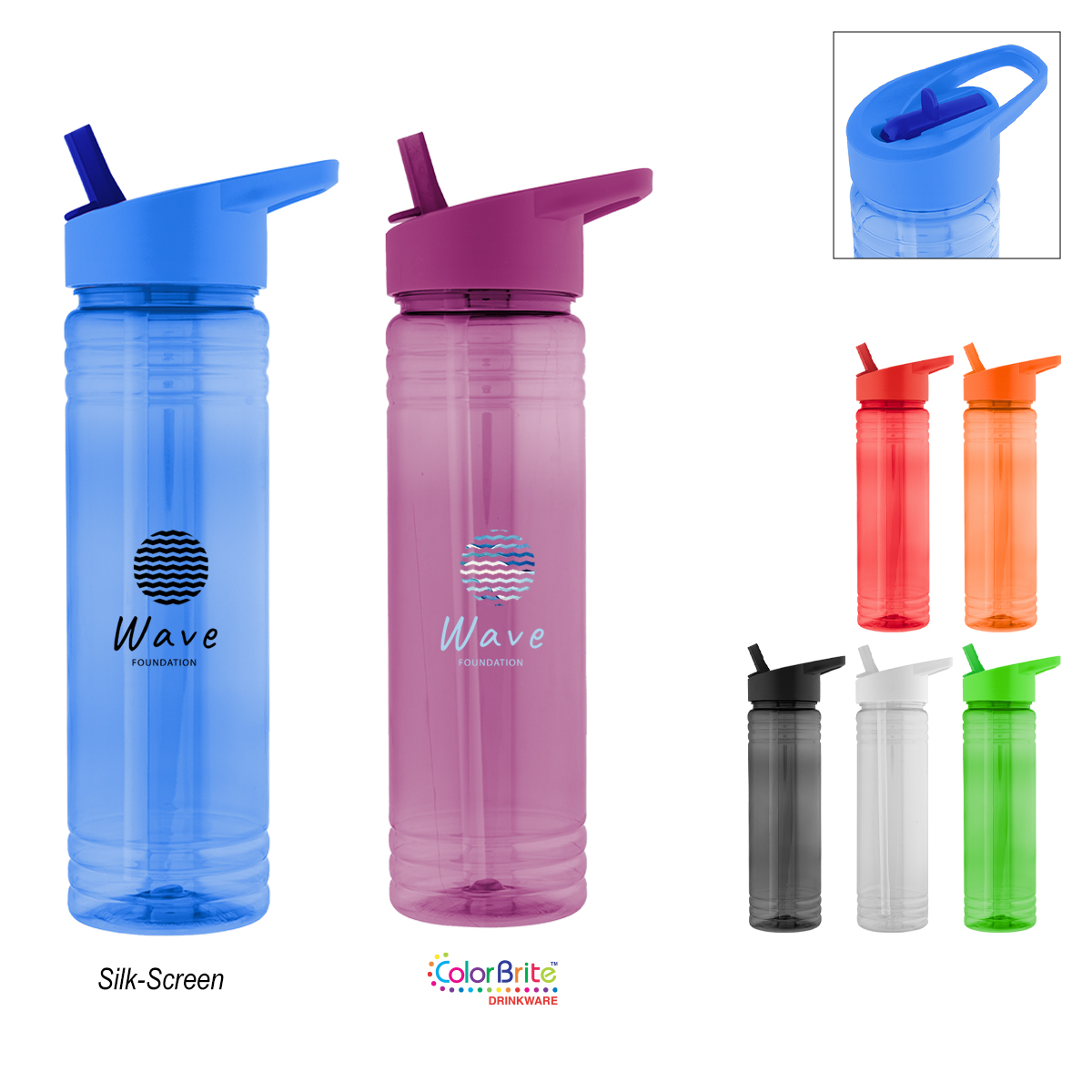 Picture of 24 Oz. Ricky Rpet Bottle