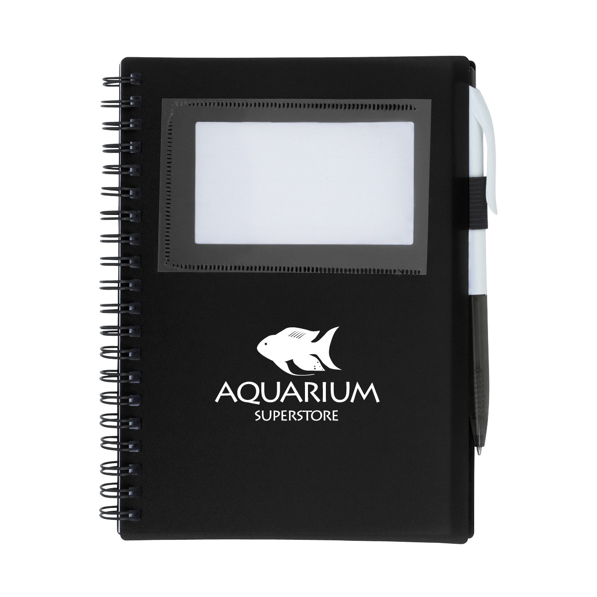 Picture of Spiral Notebook With Id Window