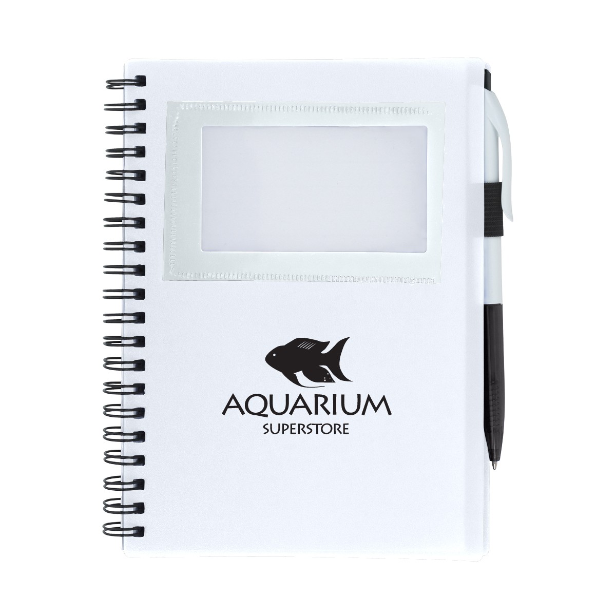 Picture of Spiral Notebook With Id Window