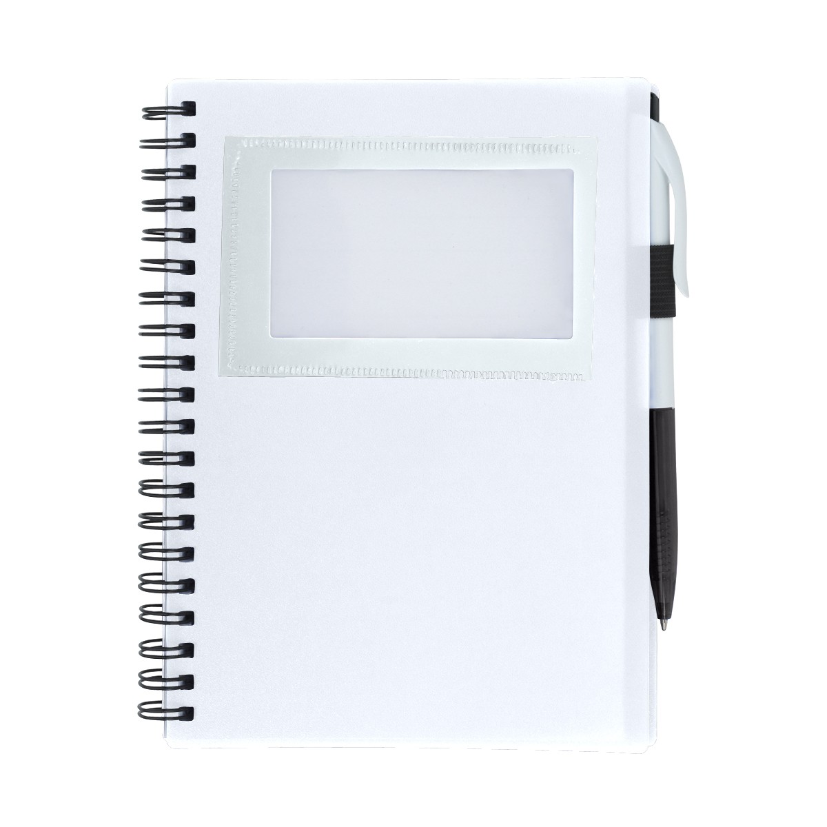 Picture of Spiral Notebook With Id Window