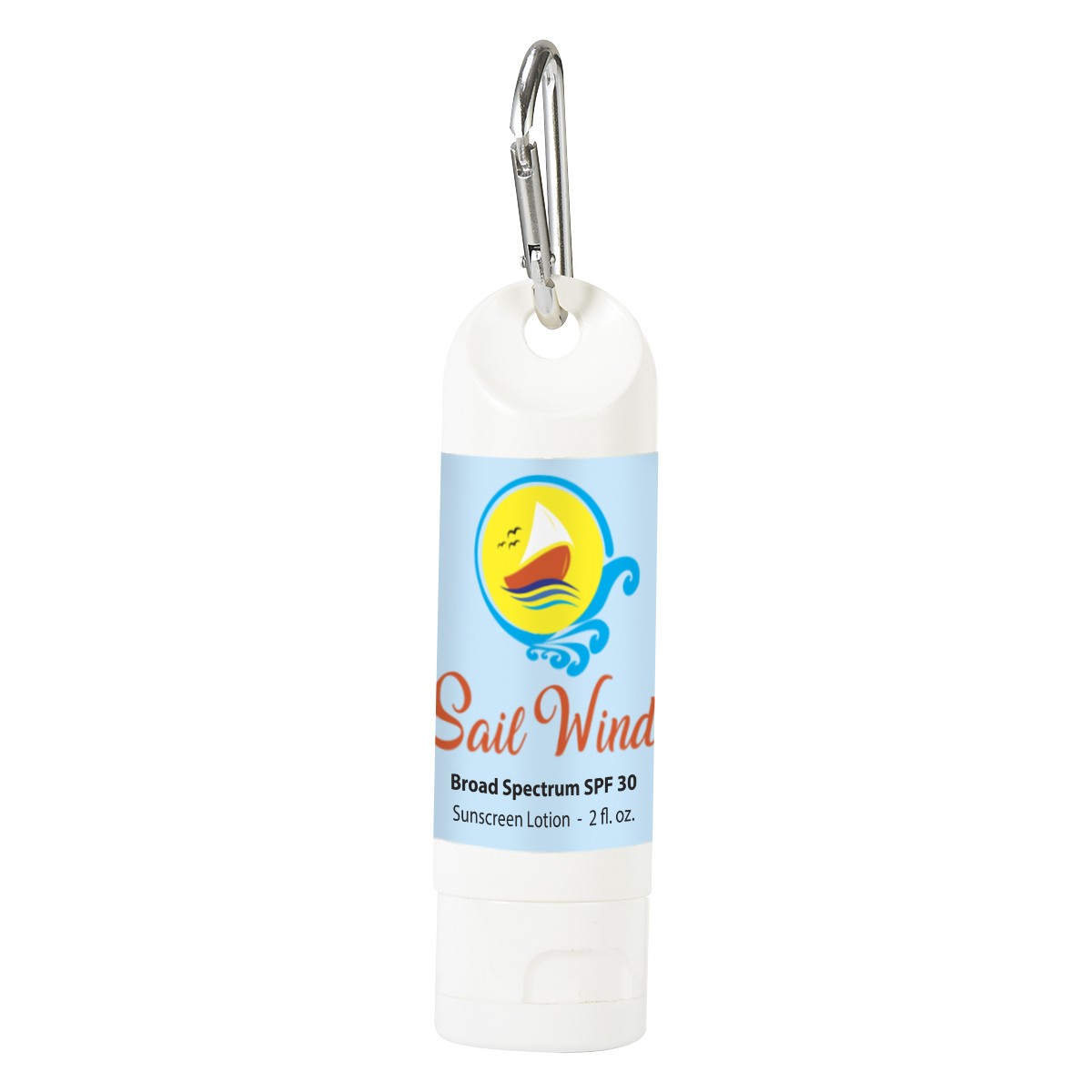 Picture of 2 Oz. Spf 30 Sunscreen Lotion Carabiner Bottle