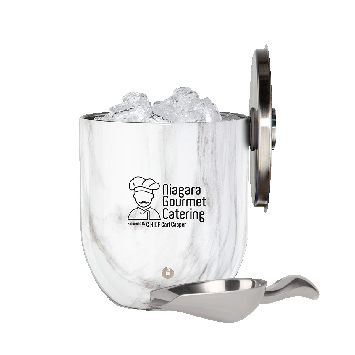 Picture of Snowfox® Marble Ice Bucket