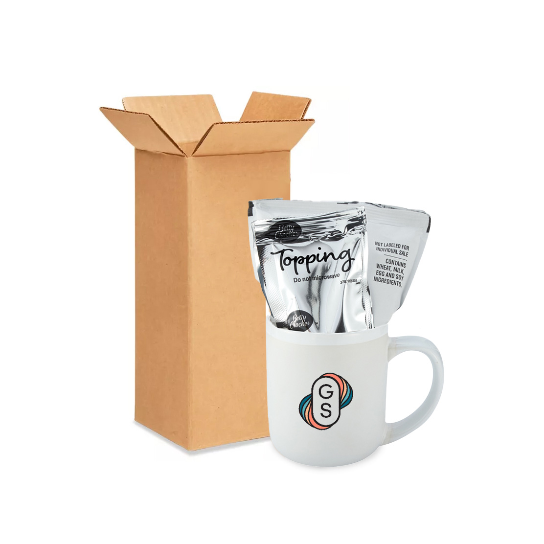 Picture of 16 Oz. Confetti Ceramic Mug Cake Mix for Microwave