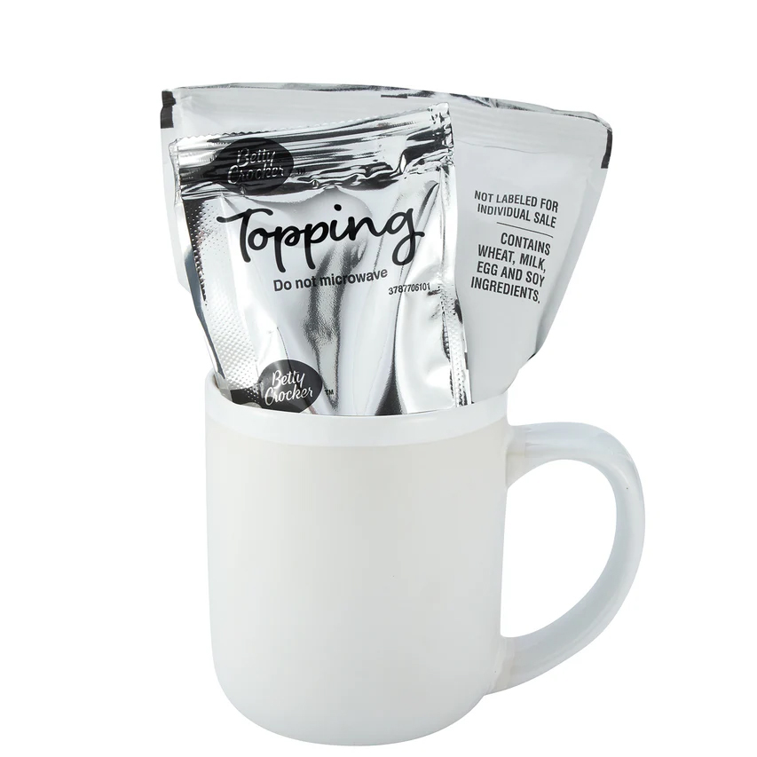 Picture of 16 Oz. Confetti Ceramic Mug Cake Mix for Microwave
