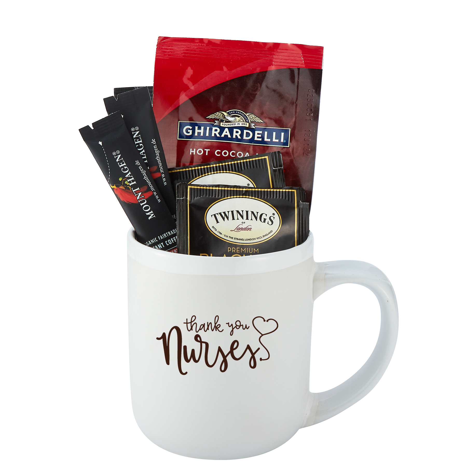 Picture of 16 Oz. Ceramic Mug Gift Set F with Coffee
