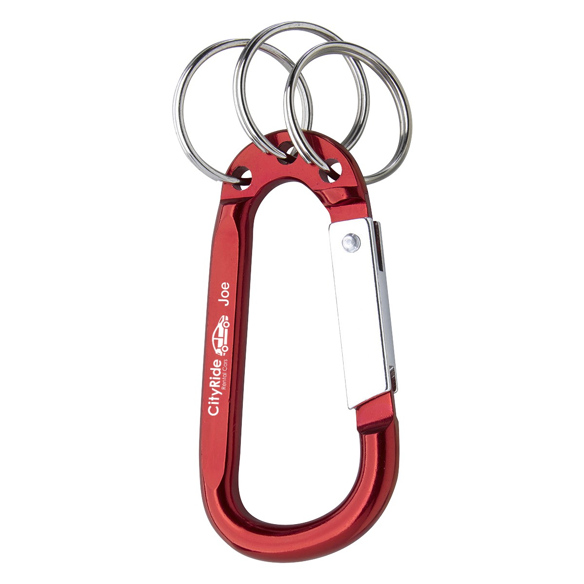Picture of 8mm Carabiner With Triple Split Ring