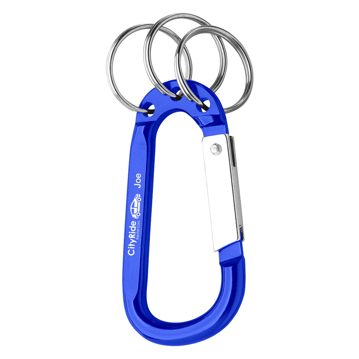 Picture of 8mm Carabiner With Triple Split Ring