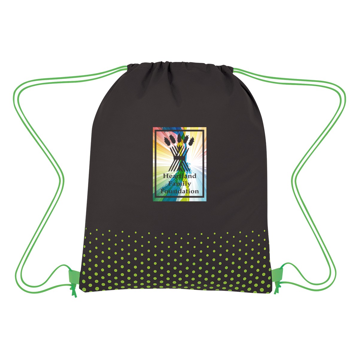 Picture of Connect The Dots Non-woven Drawstring Bag