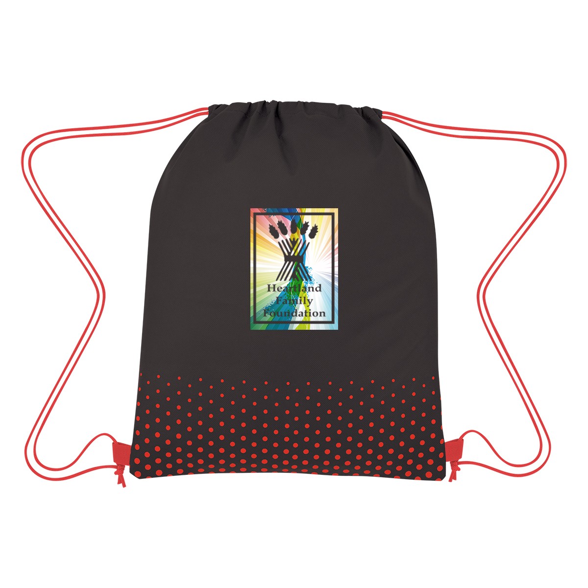 Picture of Connect The Dots Non-woven Drawstring Bag