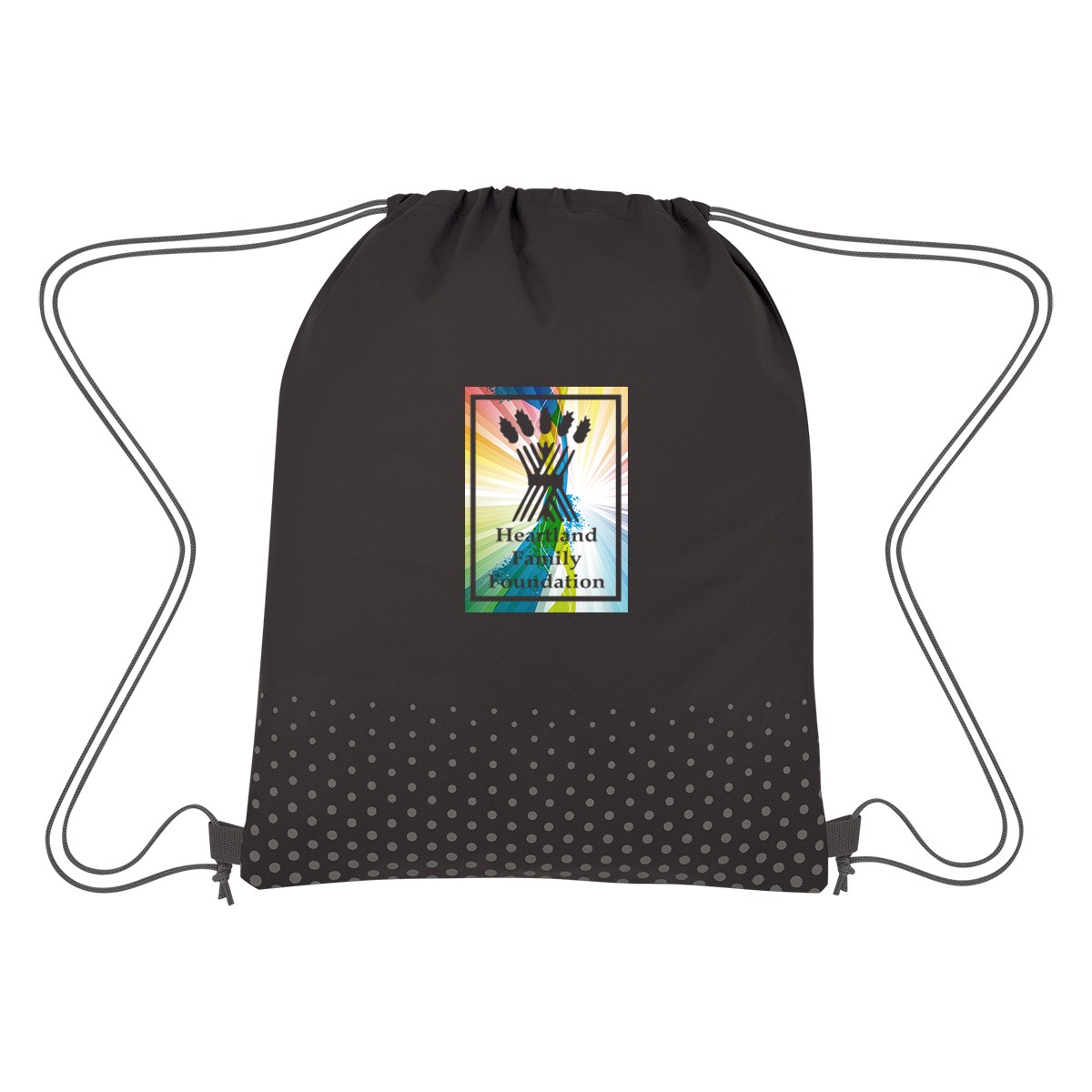 Picture of Connect The Dots Non-woven Drawstring Bag
