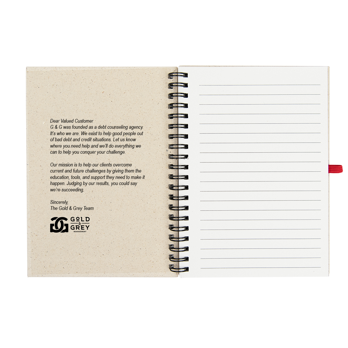 Picture of Natural Paper Spiral Notebook