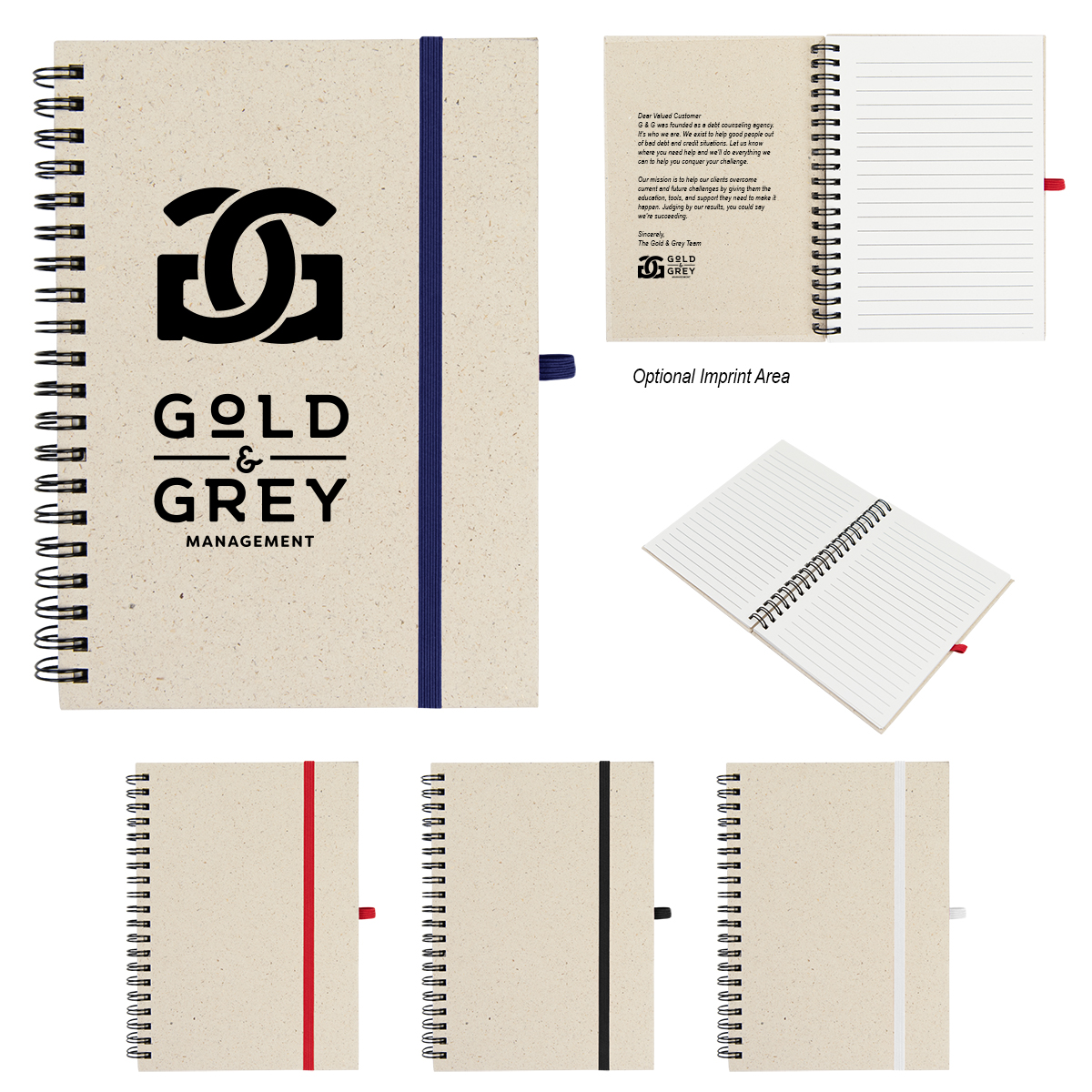 Picture of Natural Paper Spiral Notebook